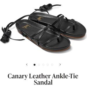 Beek Canary Wrap Sandal, , Black, Size 6, worn once.